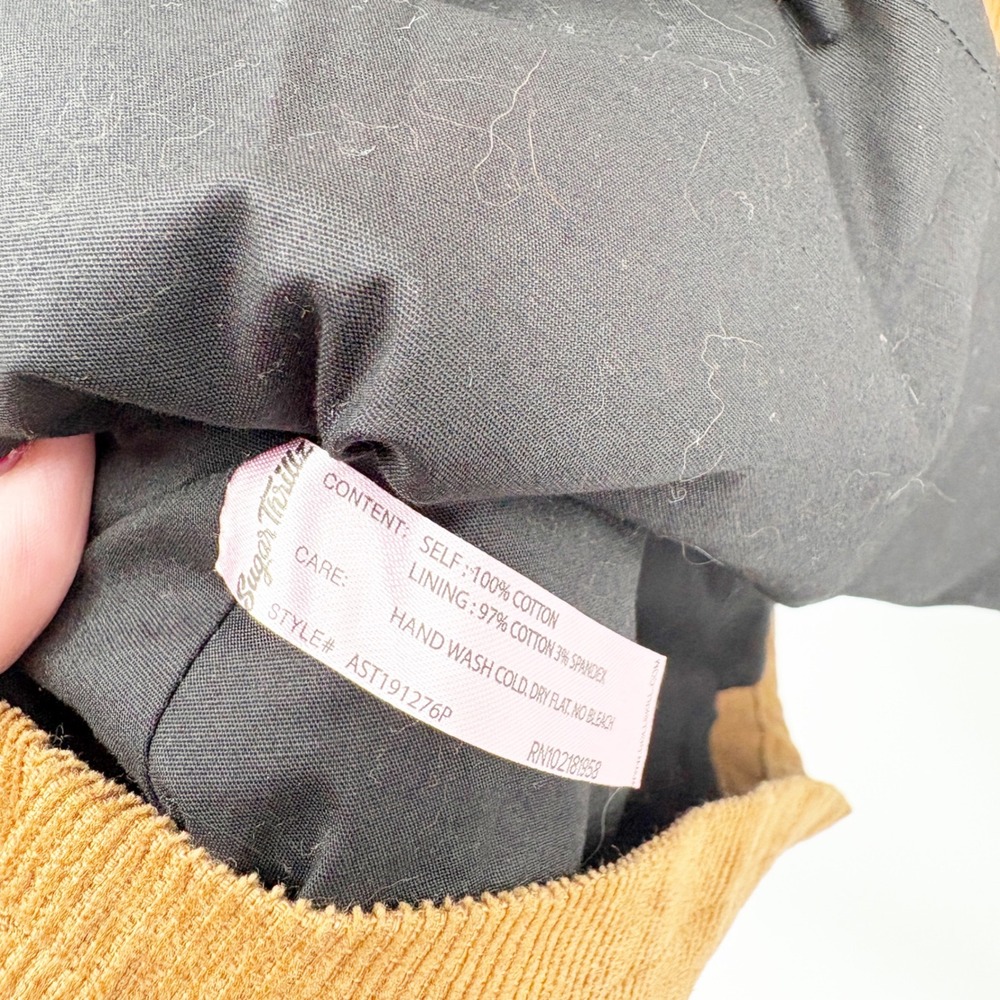 Sugar Thrillz Dolls Kill Women Brown Bear Corduroy Kawaii Pinafore Dress Size 1X - Picture 5 of 9